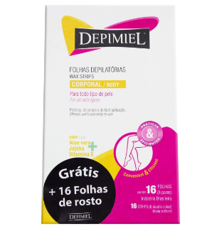 DEPIMIEL FOLHA DEPILAÇÃO FACIAL SENSIT C/16
